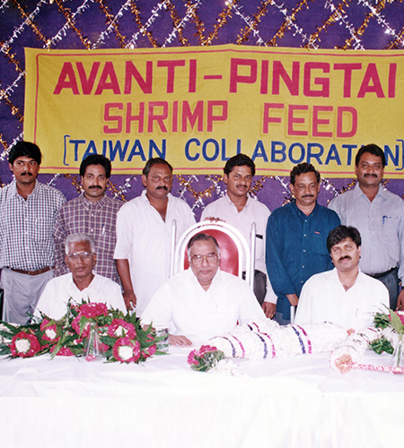 Avanti Shrimp feed Tajwan collaboration